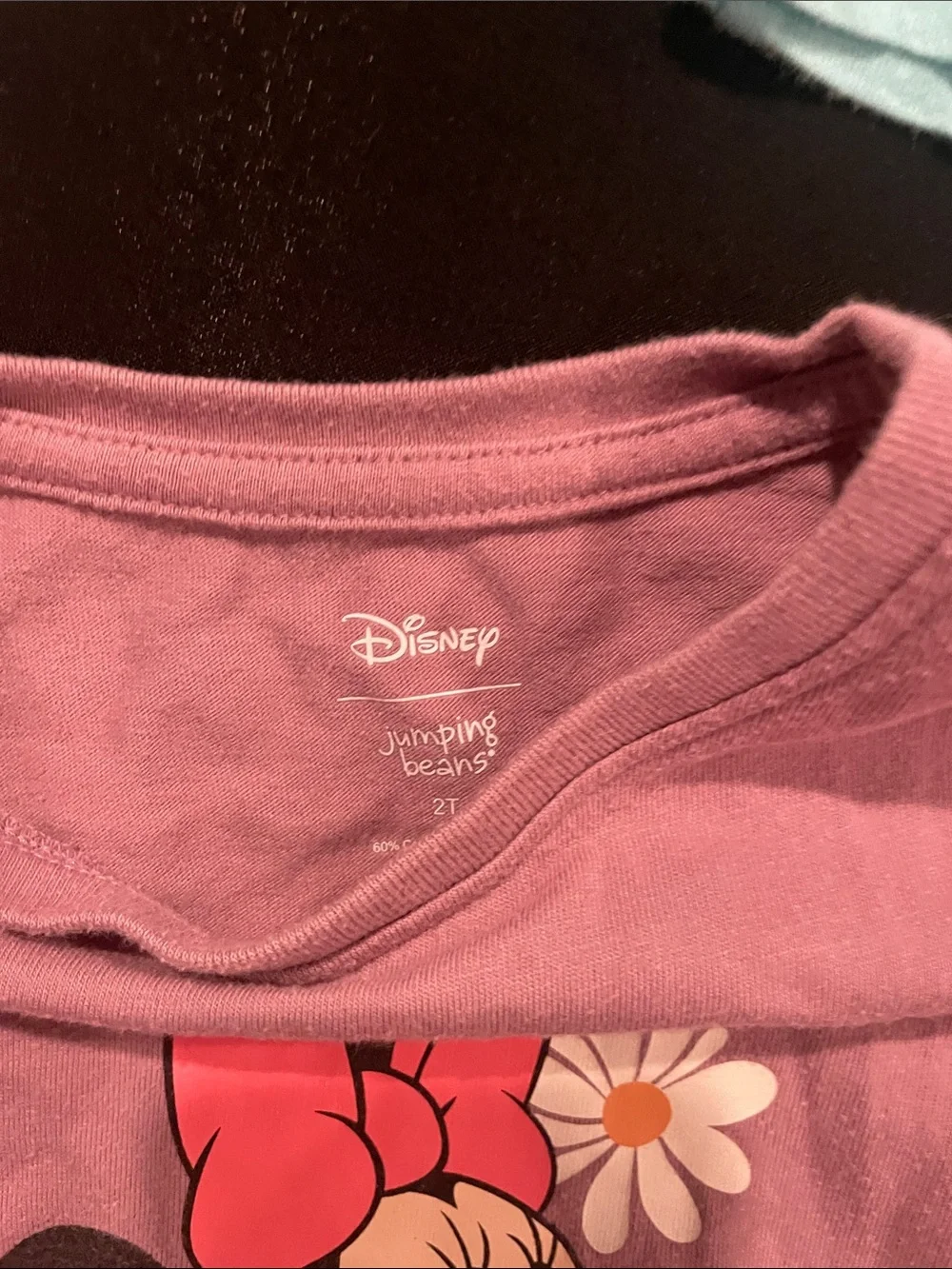 Disney Minnie Mouse Mauve Long-Sleeve Tee for Kids